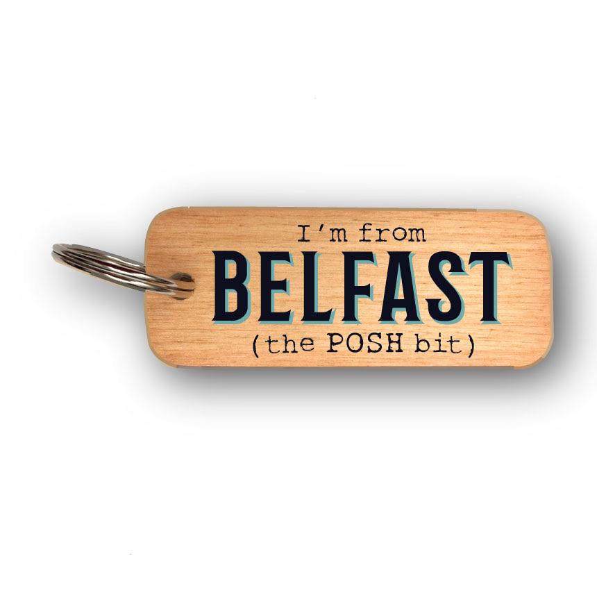 I’m from YOUR CHOICE ‘The Posh Bit’ Keyring - Daisy Mae Boutique