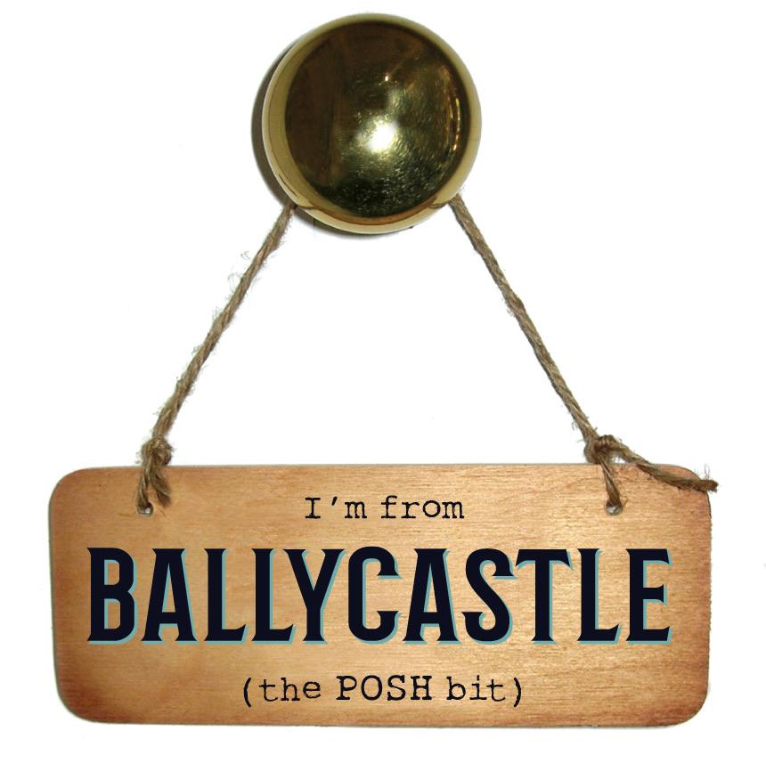 I’m from YOUR CHOICE ‘The Posh Bit’ Wooden Sign - Daisy Mae Boutique