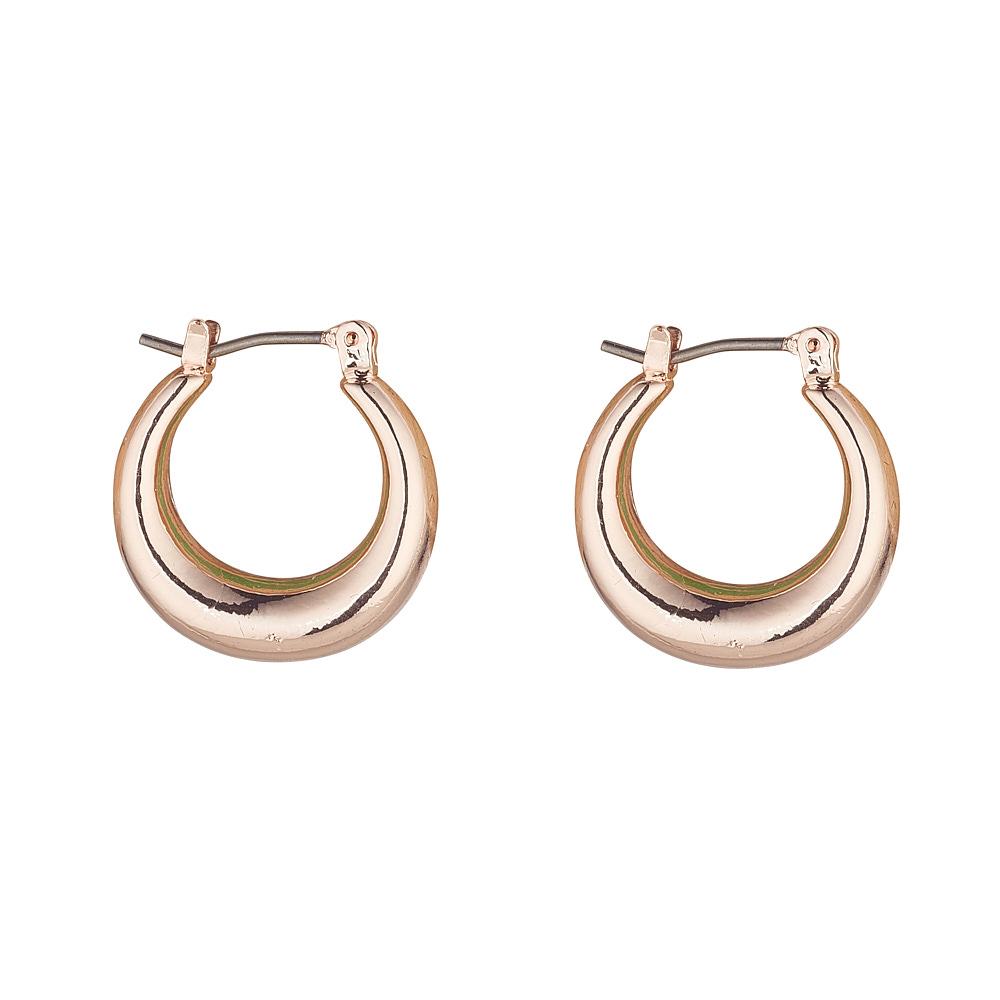 Knight and Day Chunky Gold Hoops - Daisy Mae Boutique