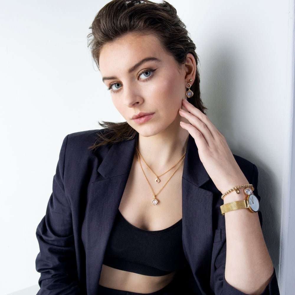 Knight & Day Aliyah CZ Earrings - Daisy Mae Boutique