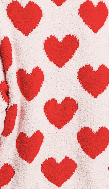 Liquorish Red Heart Teddy Bear Jumper - Daisy Mae Boutique