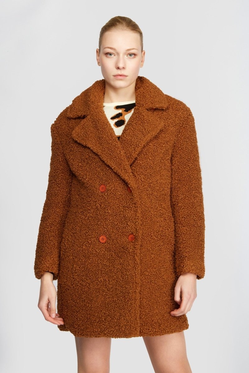 Minueto Brown Martina Coat - Daisy Mae Boutique
