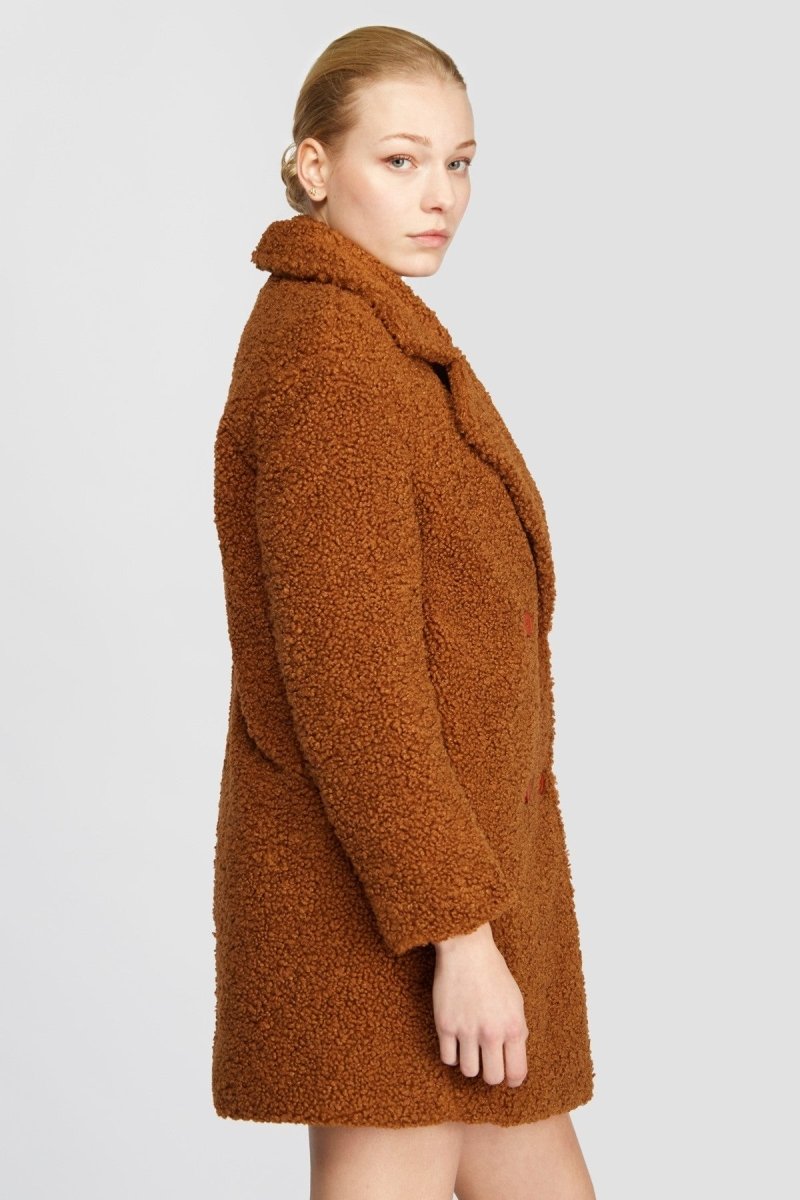 Minueto Brown Martina Coat - Daisy Mae Boutique