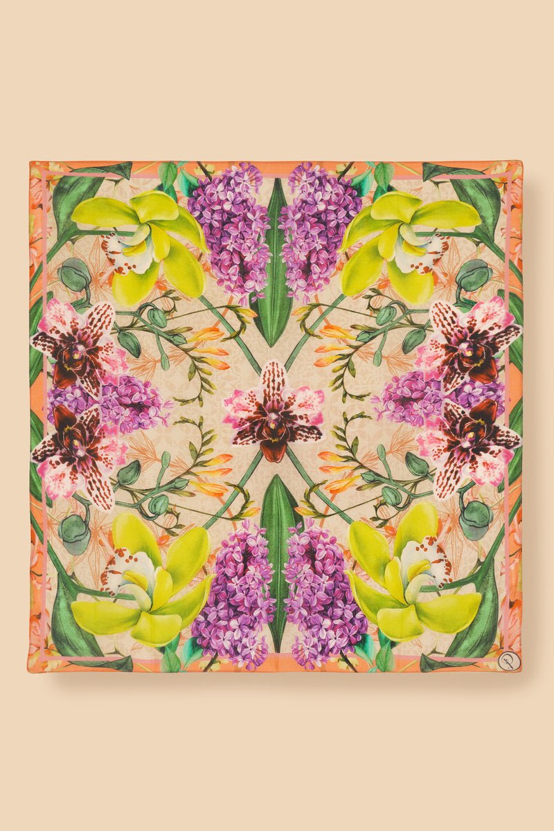 Powder 100% Silk Exotic Evening Scarf - Daisy Mae Boutique