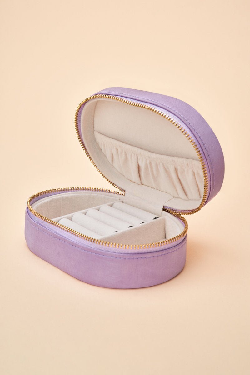 Powder Hummingbird Oval Jewellery Box - Daisy Mae Boutique