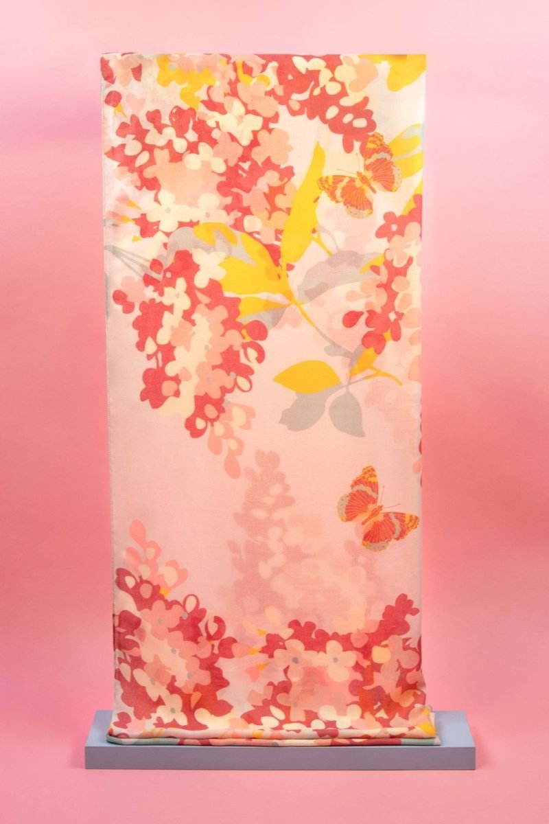 Powder Lilac Print Scarf - Daisy Mae Boutique