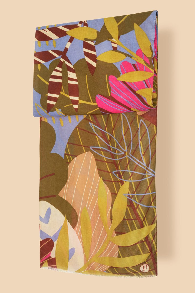 Powder Printed Autumn Hedgerow Scarf - Daisy Mae Boutique