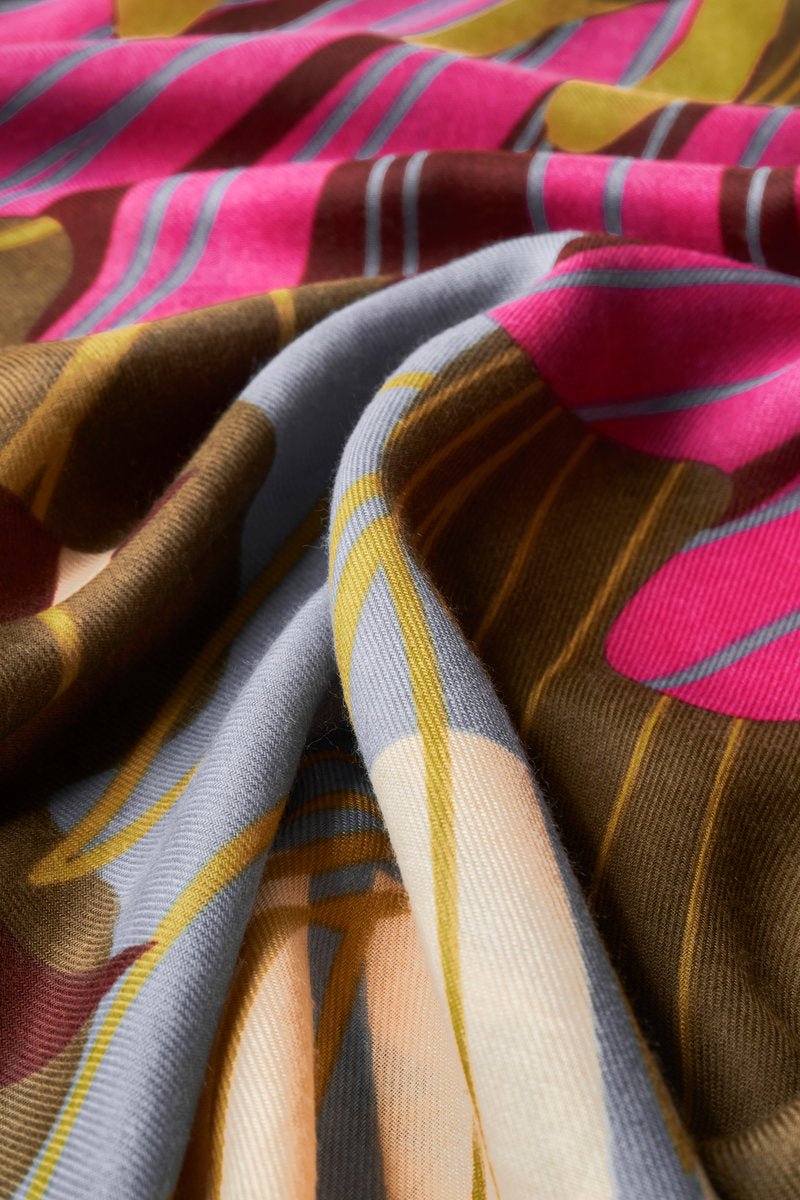 Powder Printed Autumn Hedgerow Scarf - Daisy Mae Boutique