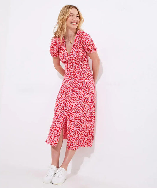 Joe Browns Roses Are Red Floral Printed Midi Dress