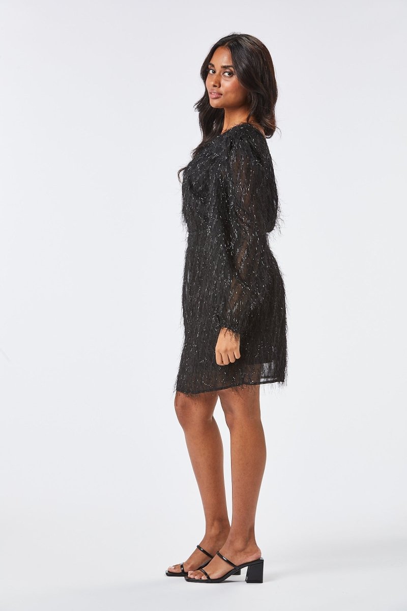 Zibi London Maisa Black Dress - Daisy Mae Boutique